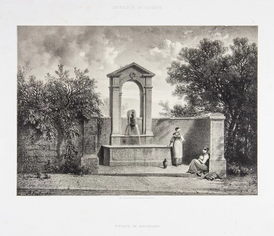 Fontana di Beauregard, 1854